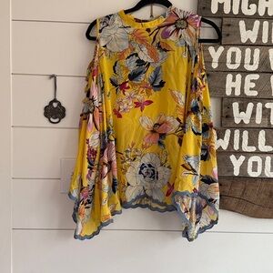 Johnny Was size XS will cold shoulder top